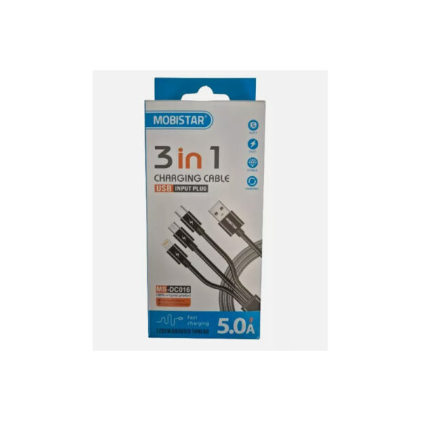 Fast Charging 3-in-1 USB Cable